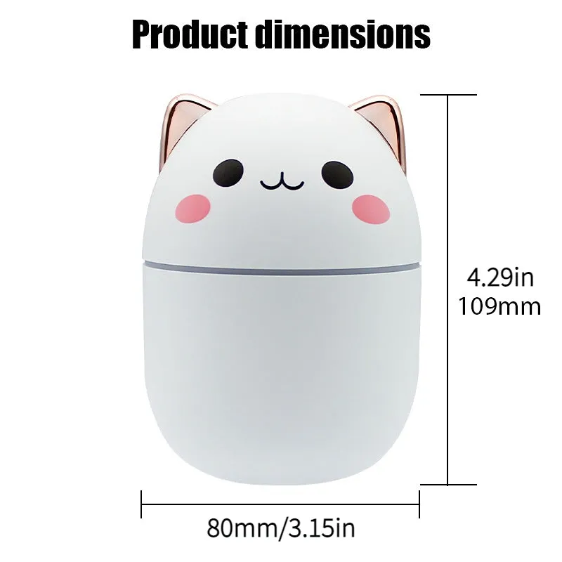 1pc 8.8oz/250ml Premium USB Aroma Essential Oil Diffuser & Cool Mist Humidifier for Home, Bedroom, and Car - Improves Air Quality, Promotes Relaxation, and Refreshes Mind & Body - Compact, Portable, and Easy to Use