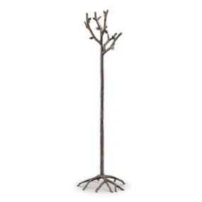 68"H Pinecone Bronze Coat Rack