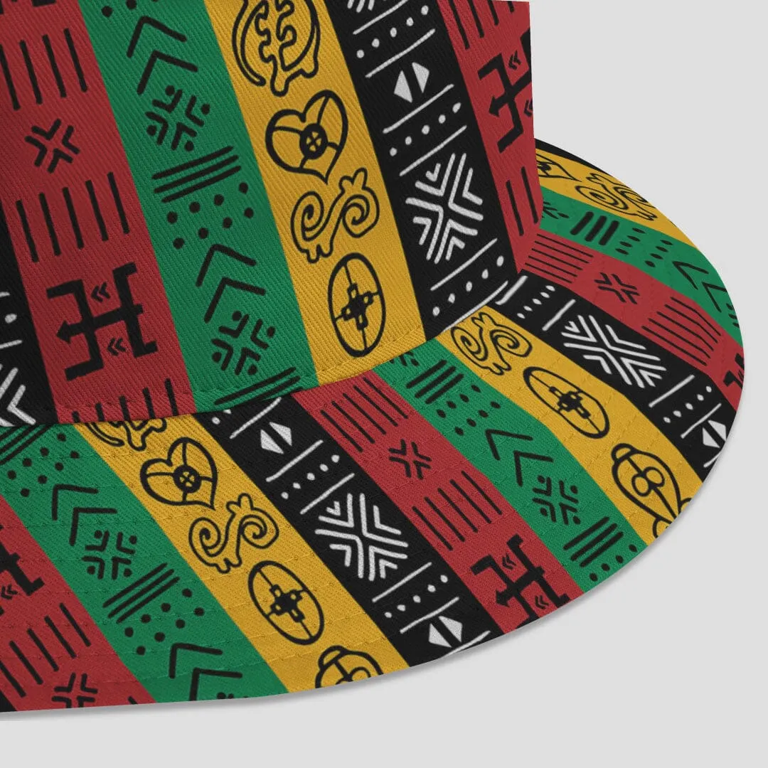 African Symbols In Pan-African Colors Summer Set