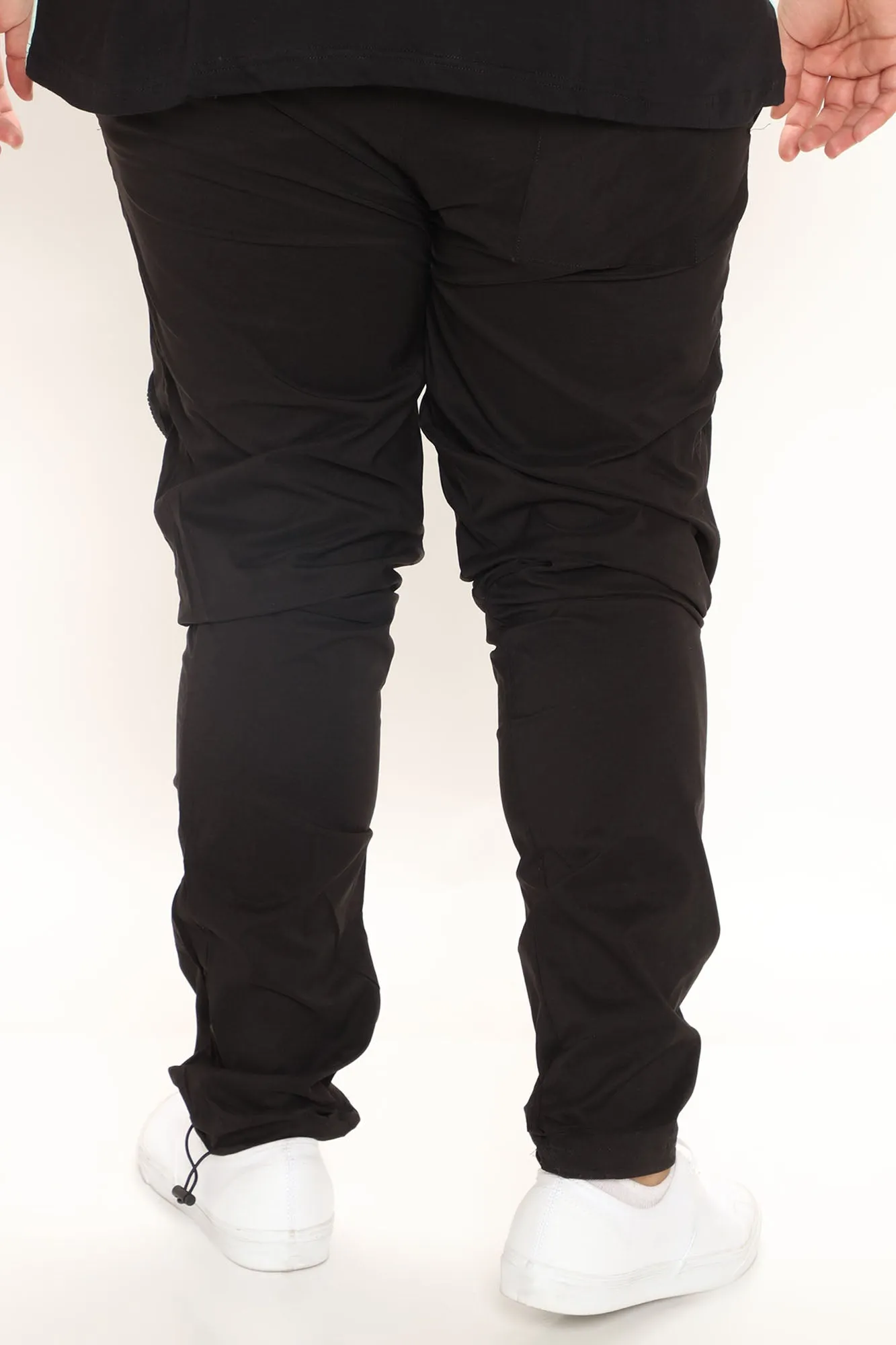 All Around Zipper Cargo Pants - Black