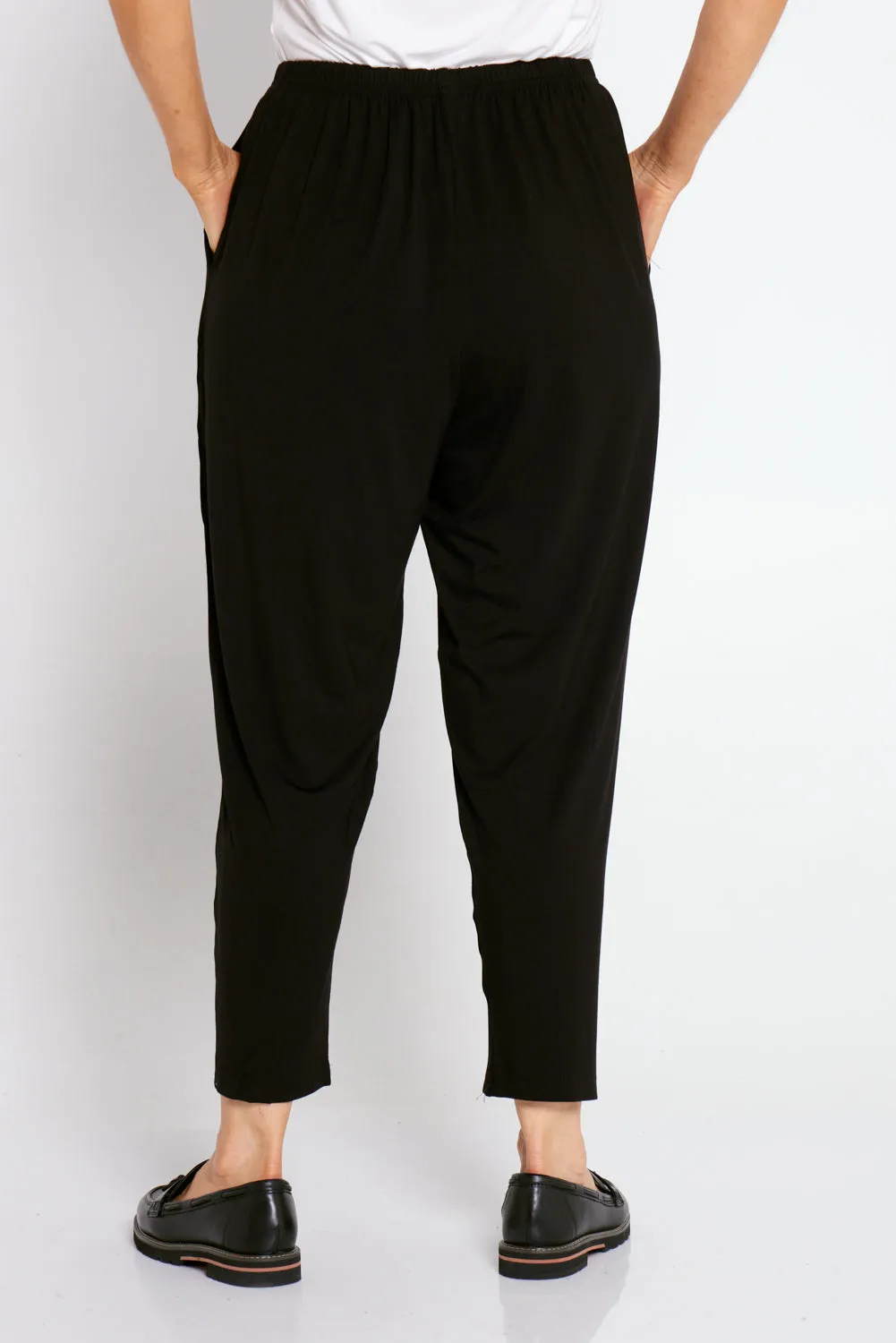 Amalie Bamboo Pants - Black