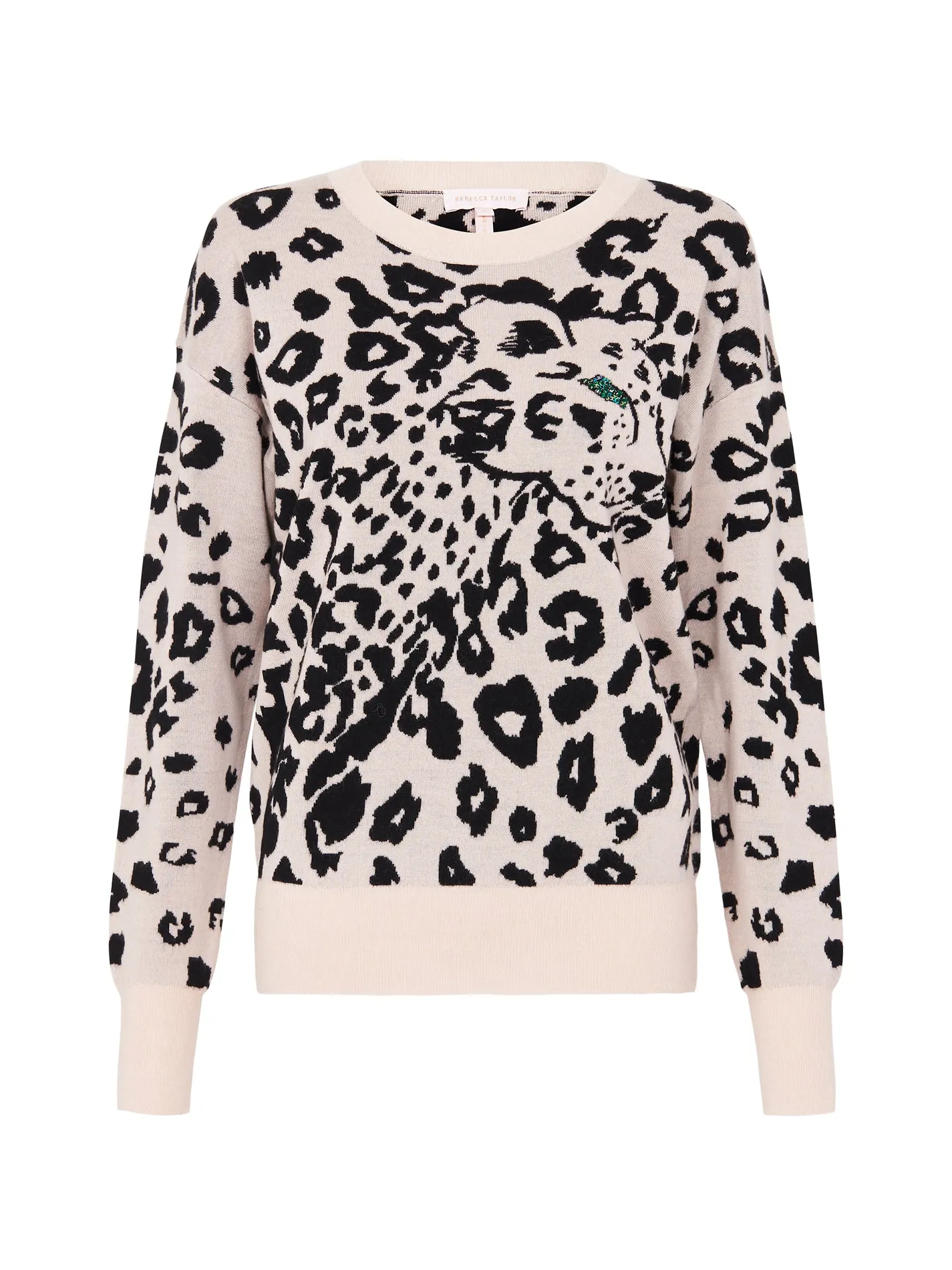 Animal Jacquard Pullover