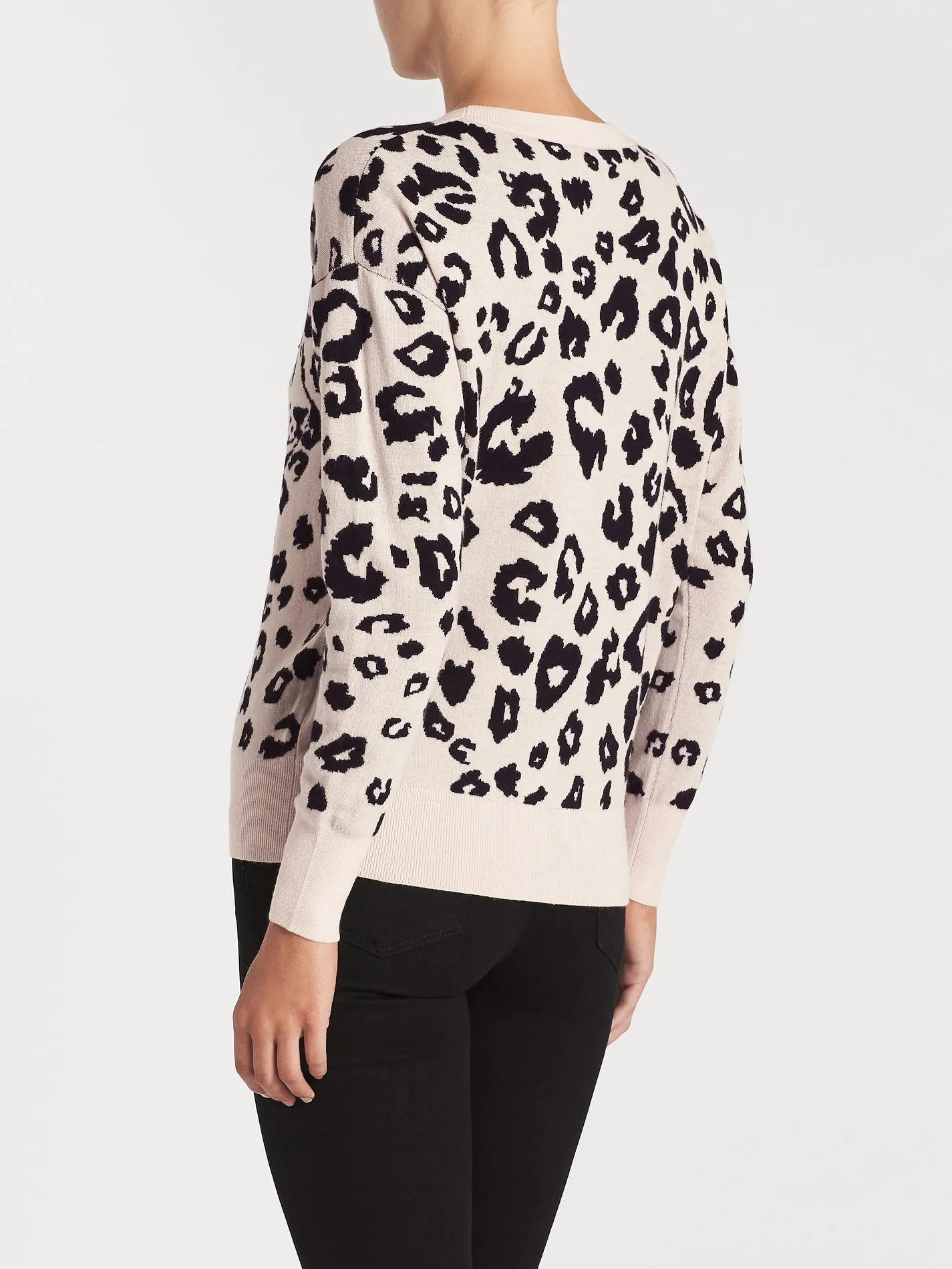 Animal Jacquard Pullover