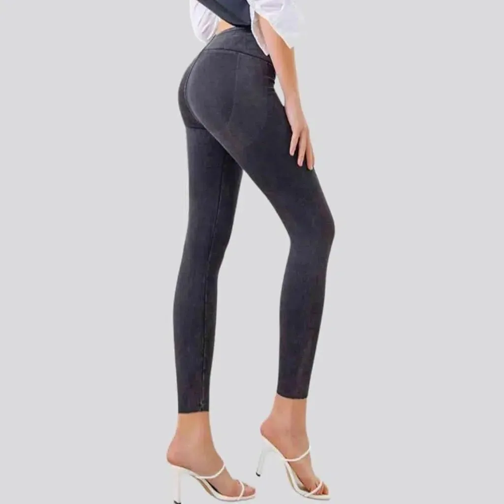 Ankle-length skinny jeans leggings for women