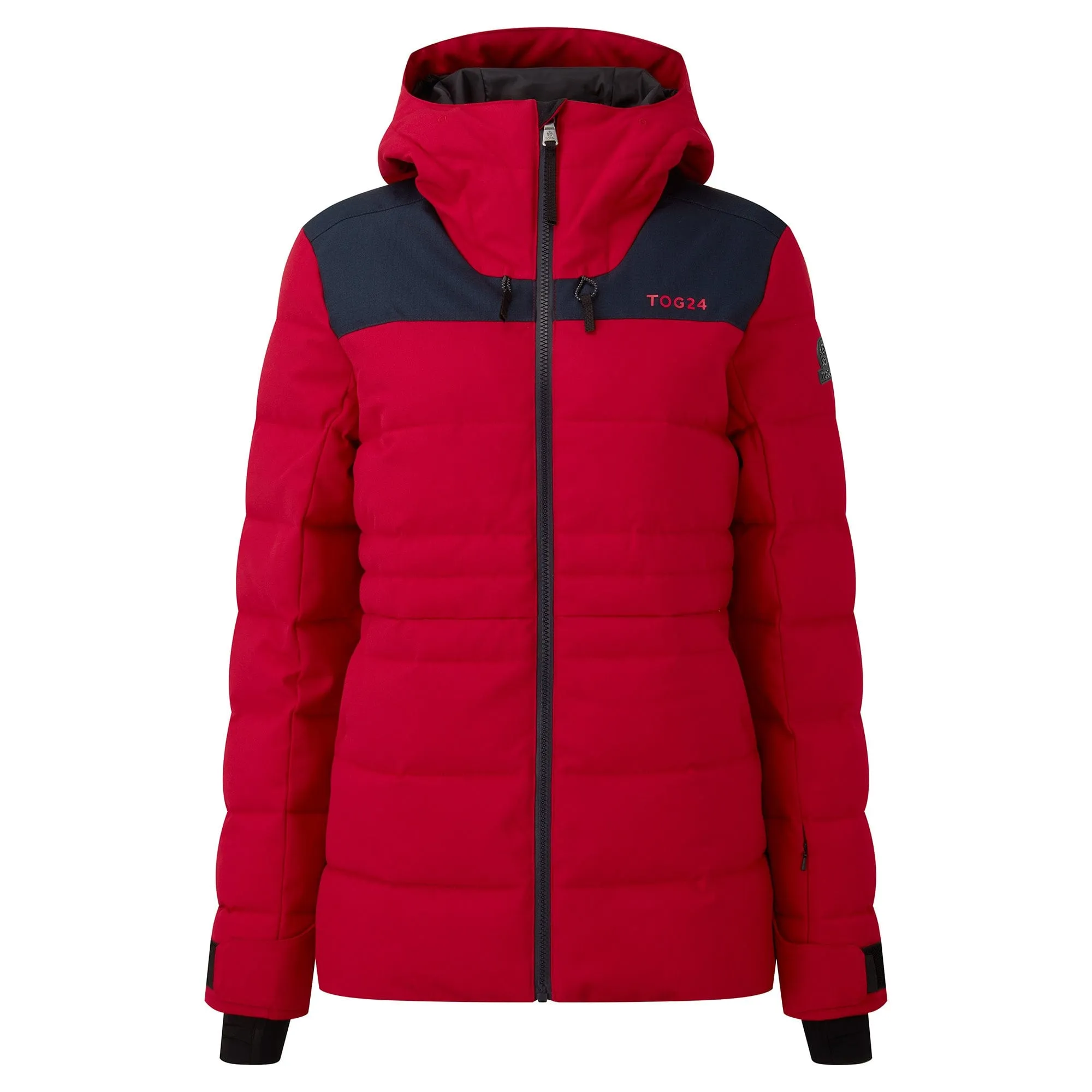 Anvil Womens Insulated Padded Ski Jacket - Dark Pink