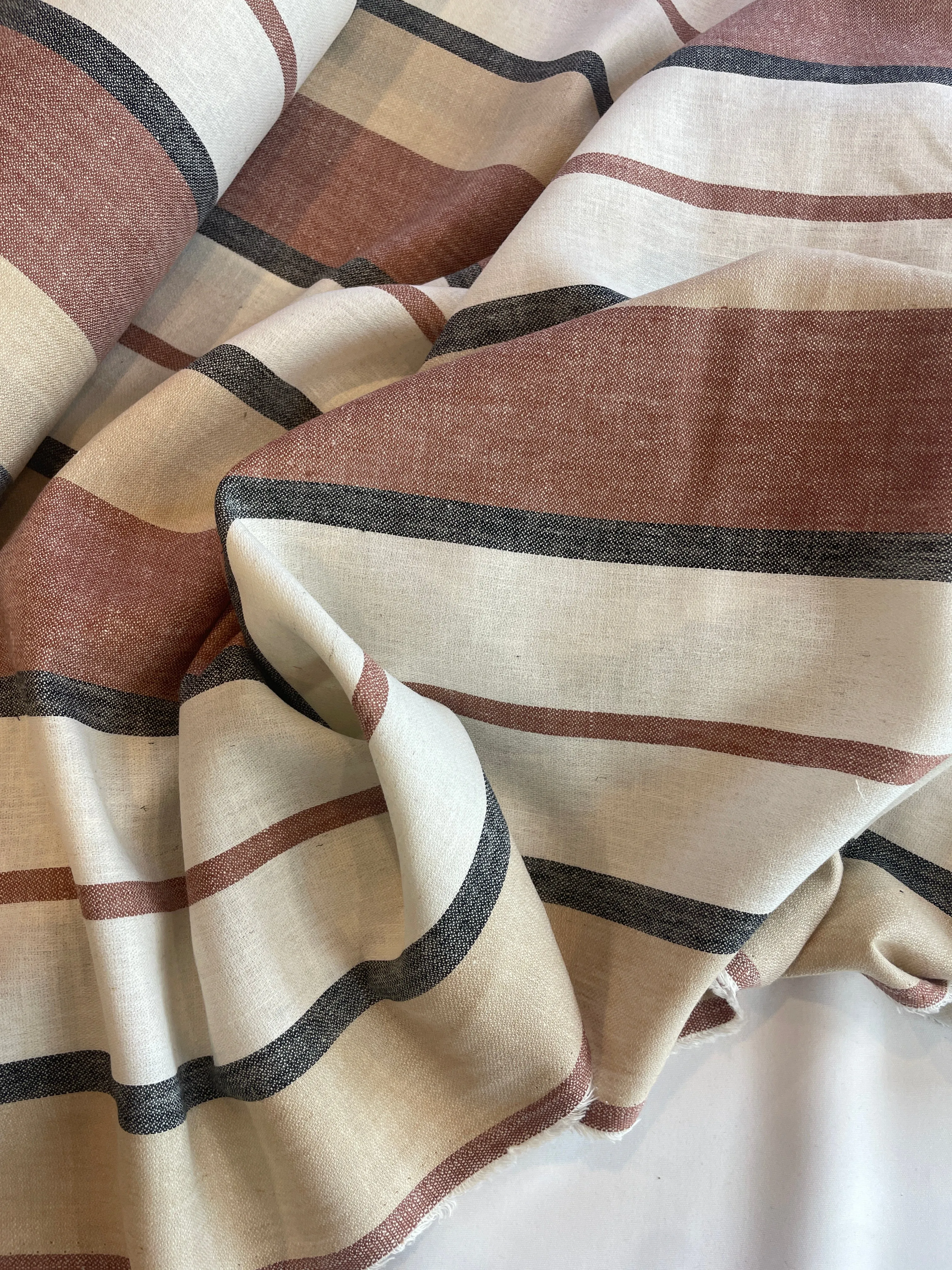 Arizona stripe lightweight linen blend