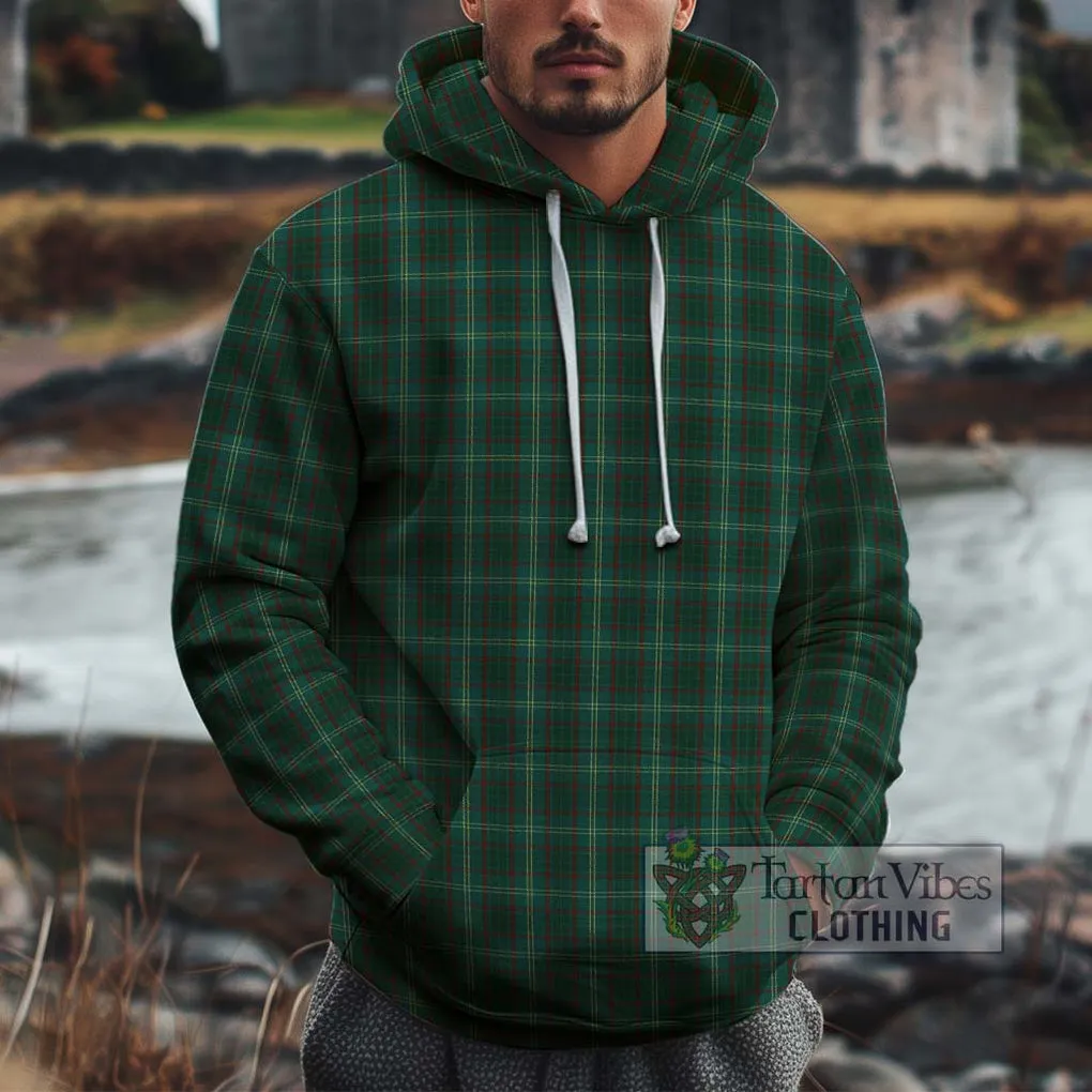 Armagh County Ireland Tartan Cotton Hoodie