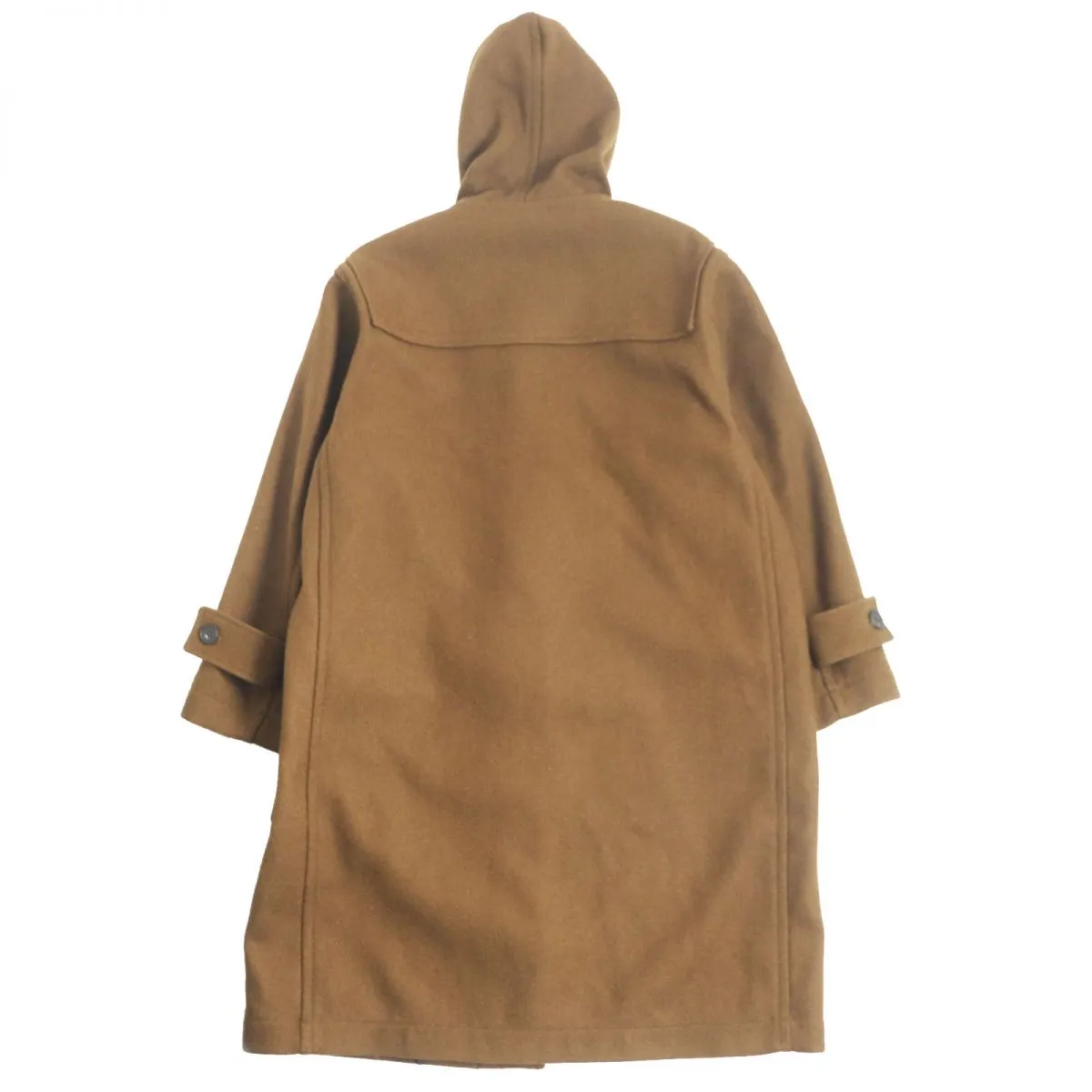 AURALEE Hard Melton Toggle Duffle Coat Brown