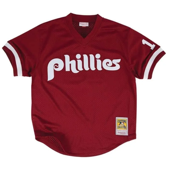 Authentic John Kruk Philadelphia Phillies MLB 1991 Jersey