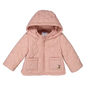 Baby Girl Padded Coat- Blush