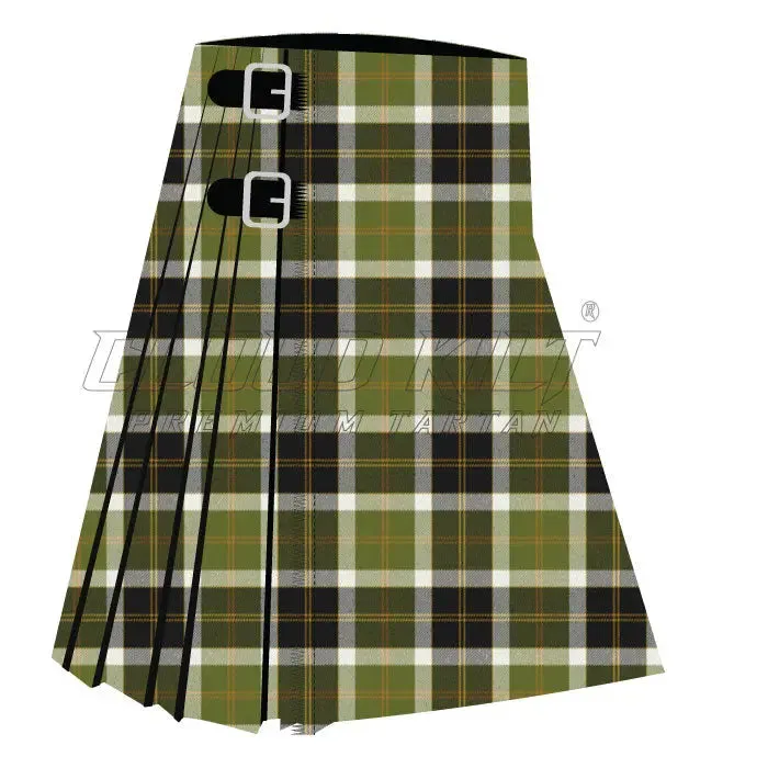 Bannockbane Green Premium Tartan Kilt