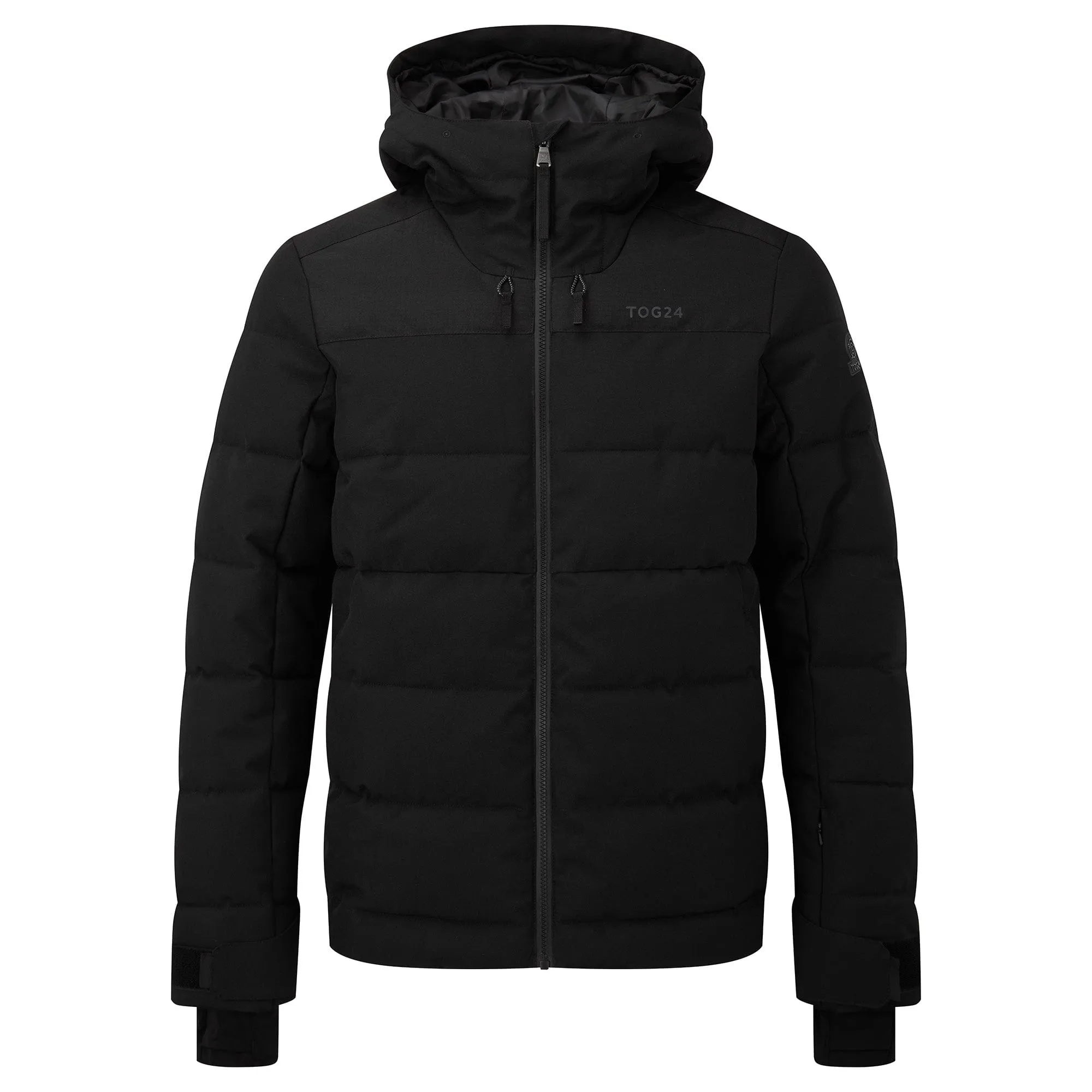 Berg Mens Insulated Padded Ski Jacket - Black