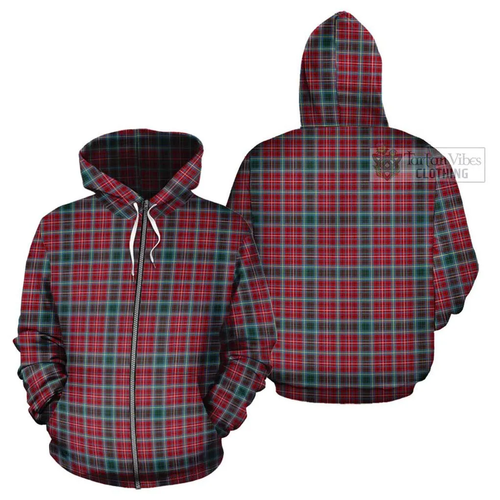 British Columbia Province Canada Tartan Cotton Hoodie