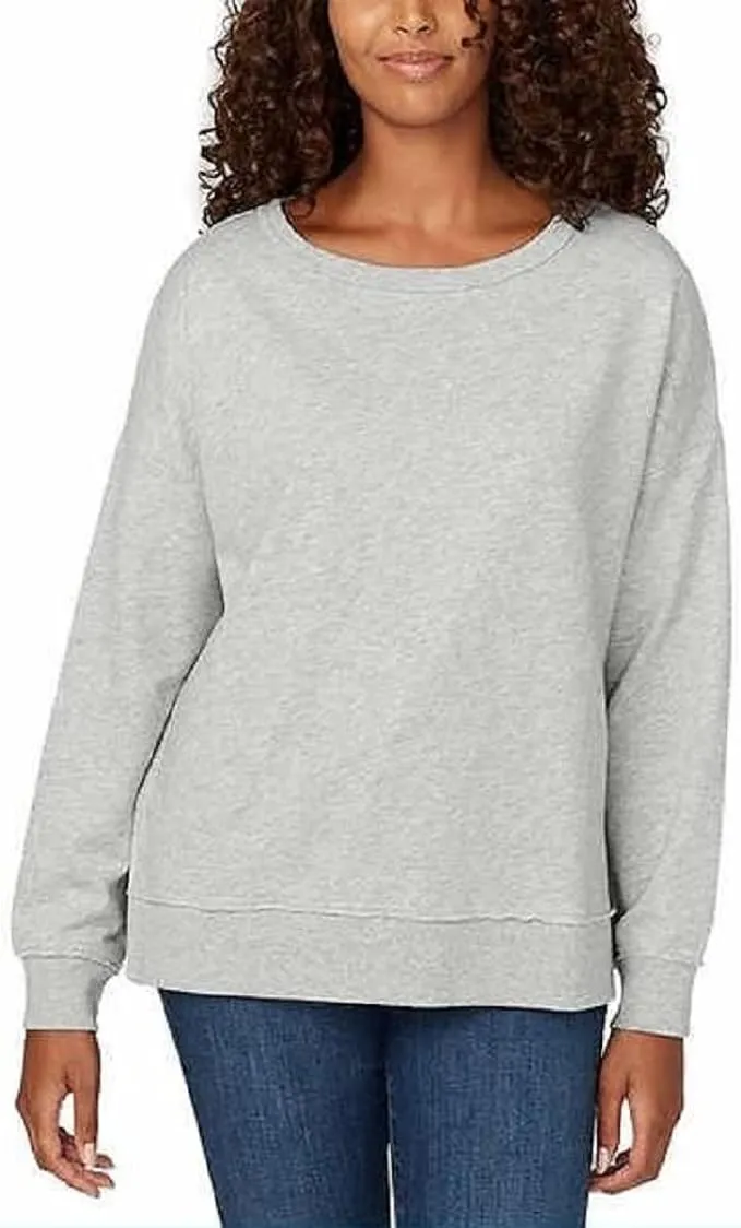 Buffalo David Bitton Women's Crewneck Relaxed Sweatshirt