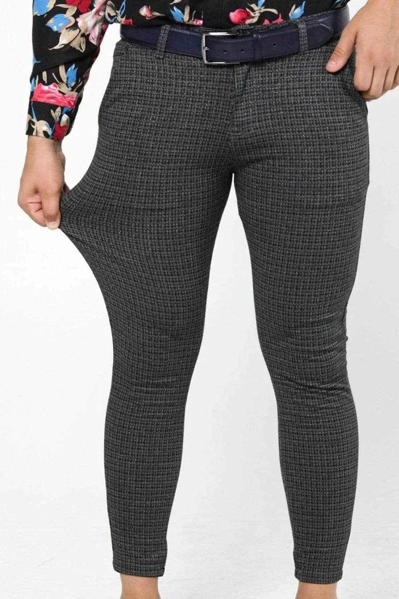 Charcoal Grey Slim Fit Dress Pants