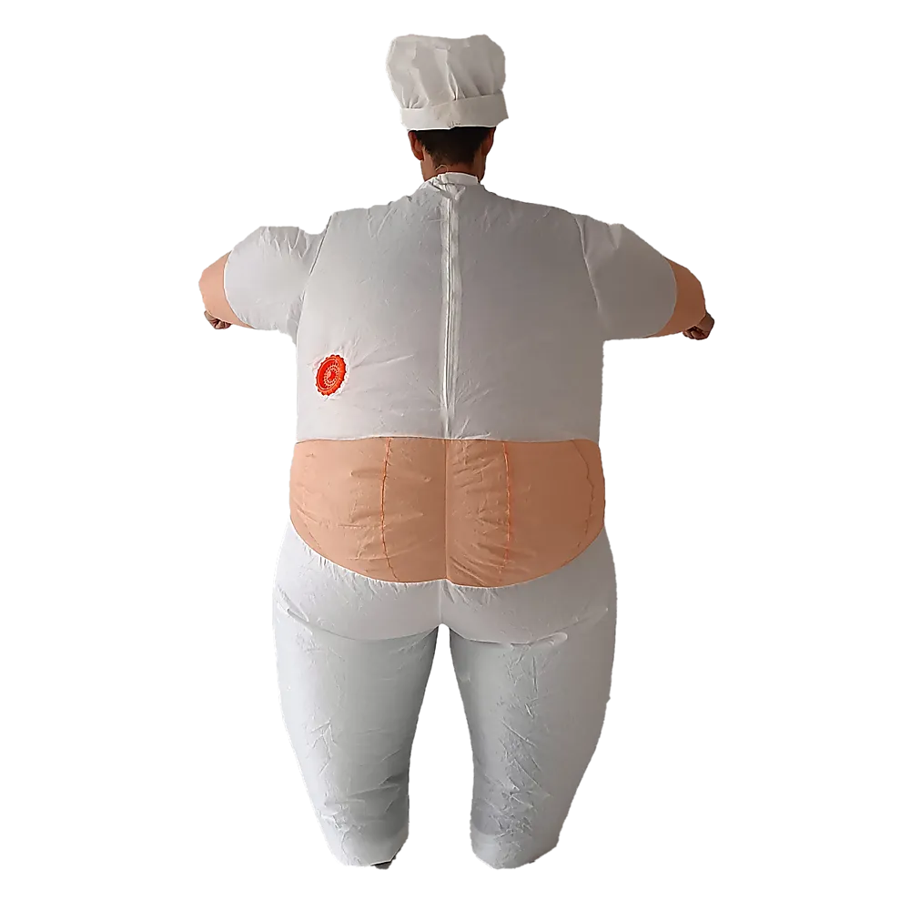 CHEF Fancy Dress Inflatable Suit - Fan Operated Costume