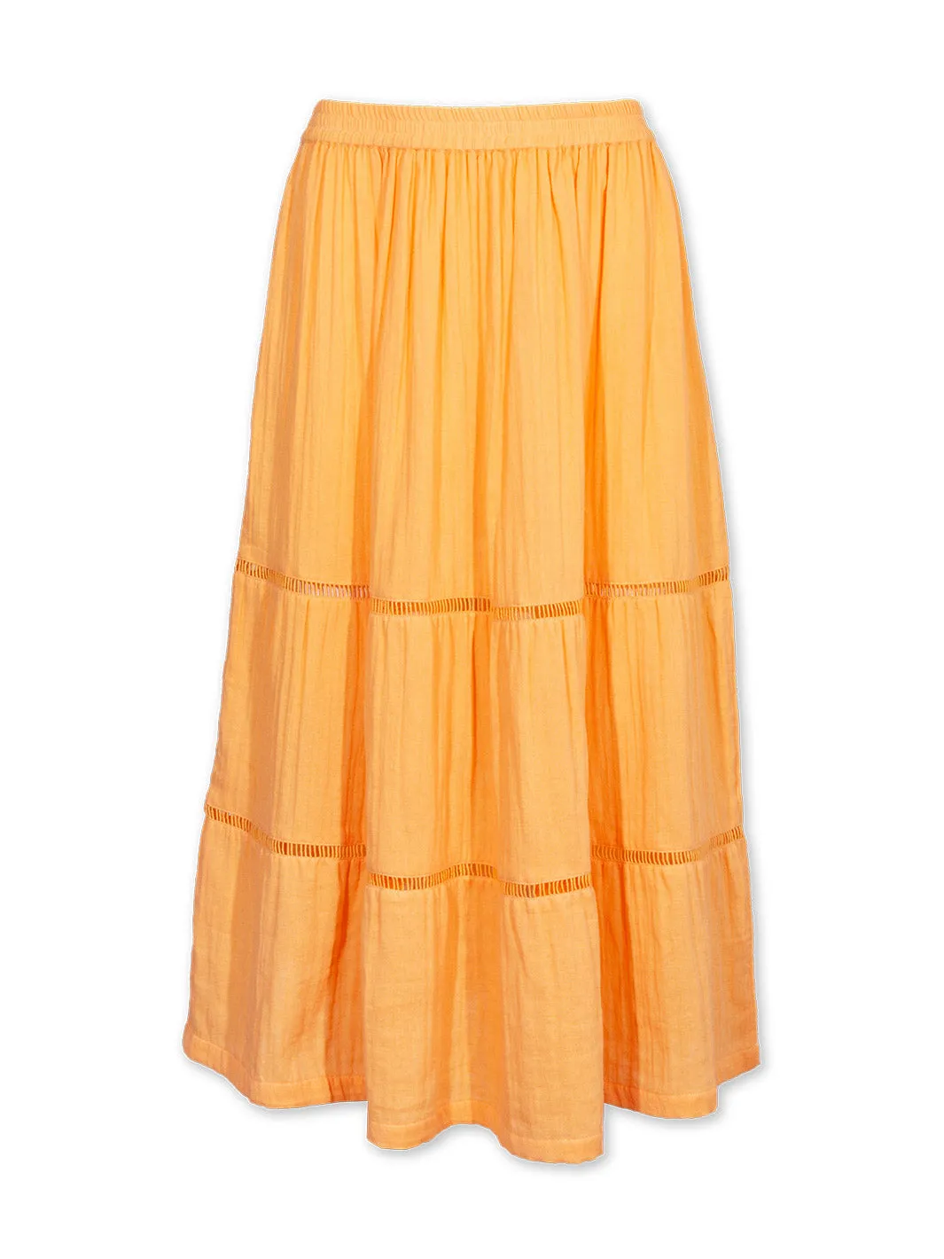 Chickerell tiered muslin skirt