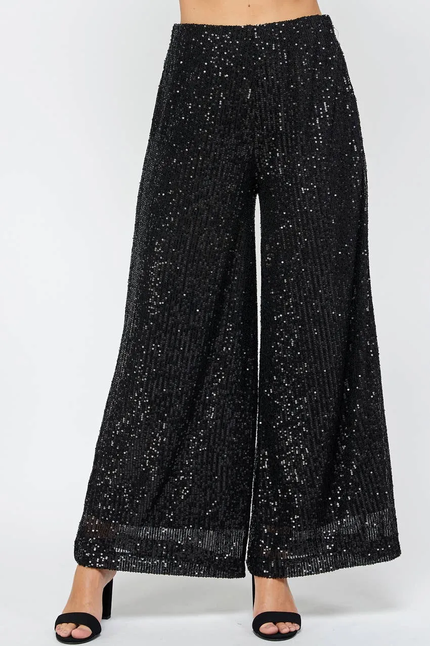 Dancing Queen Sequin Palazzo Pant