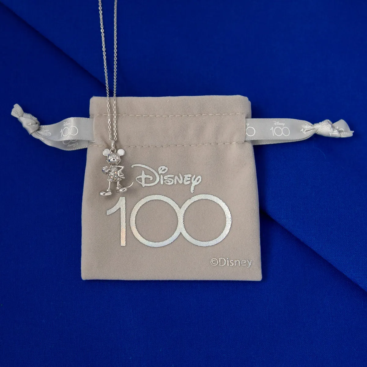 Disney X RockLove DISNEY100 Crystal Mickey Mouse Necklace