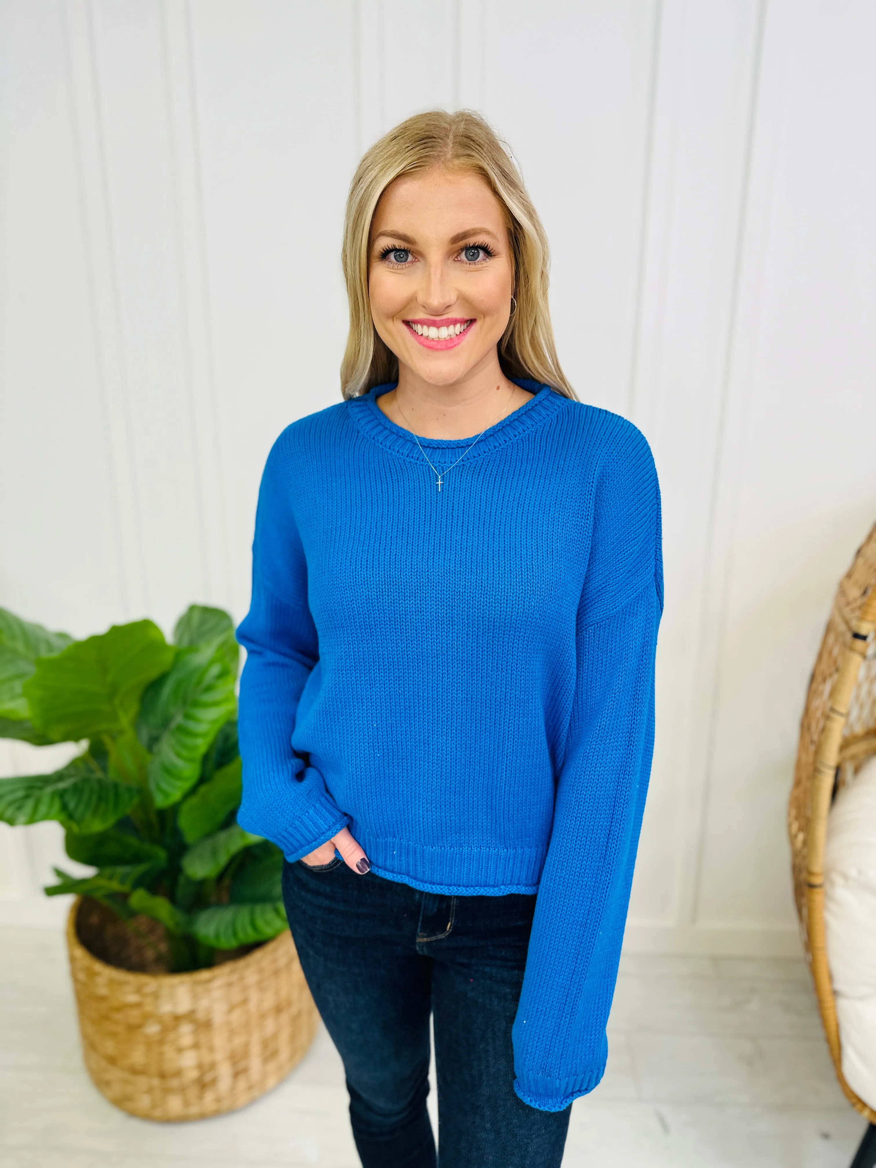 DOORBUSTER! Charming All The Time Sweater- Multiple Colors!