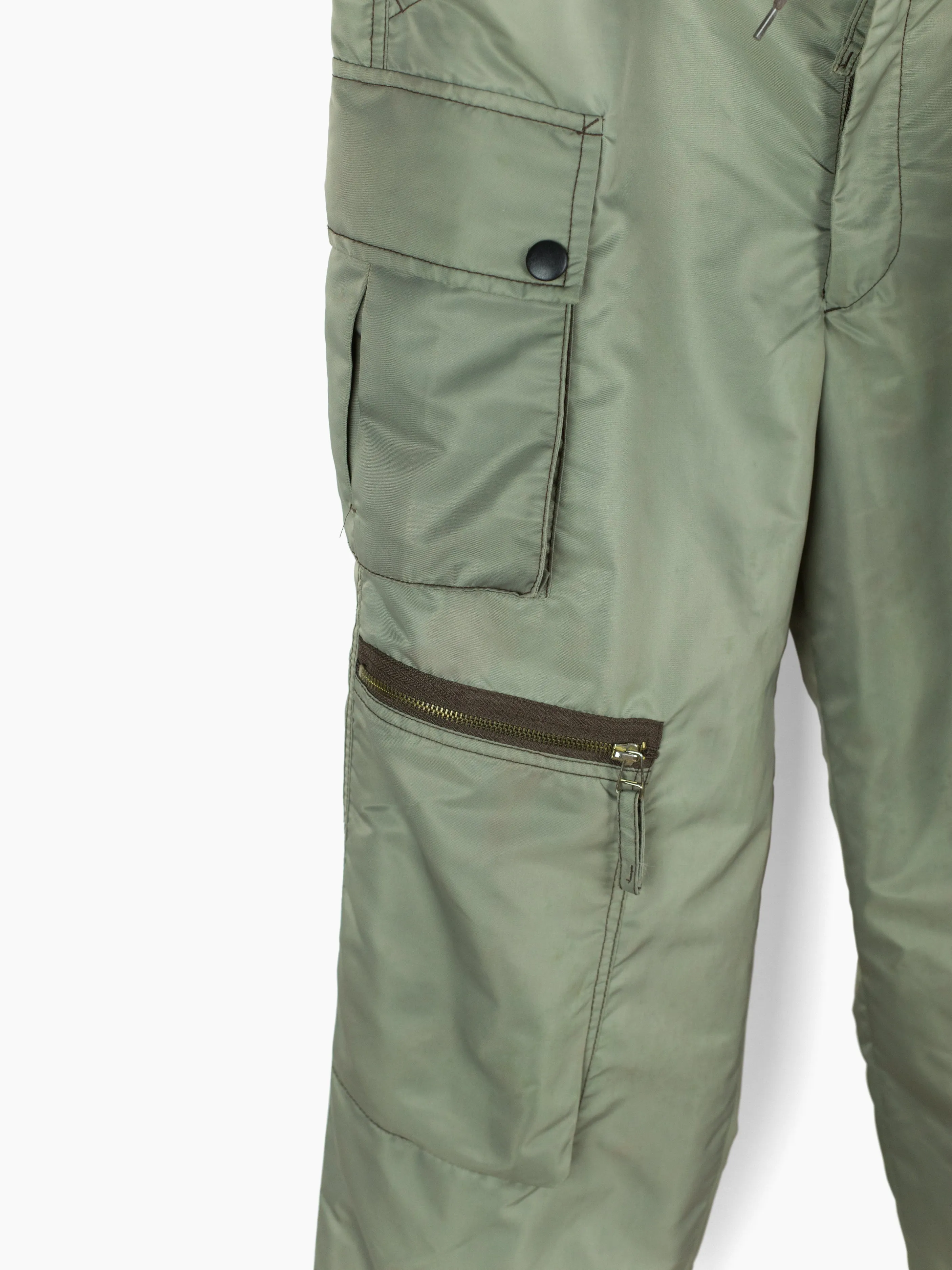 Dézert 90s Quilted Nylon Multi Pocket Flight Pants