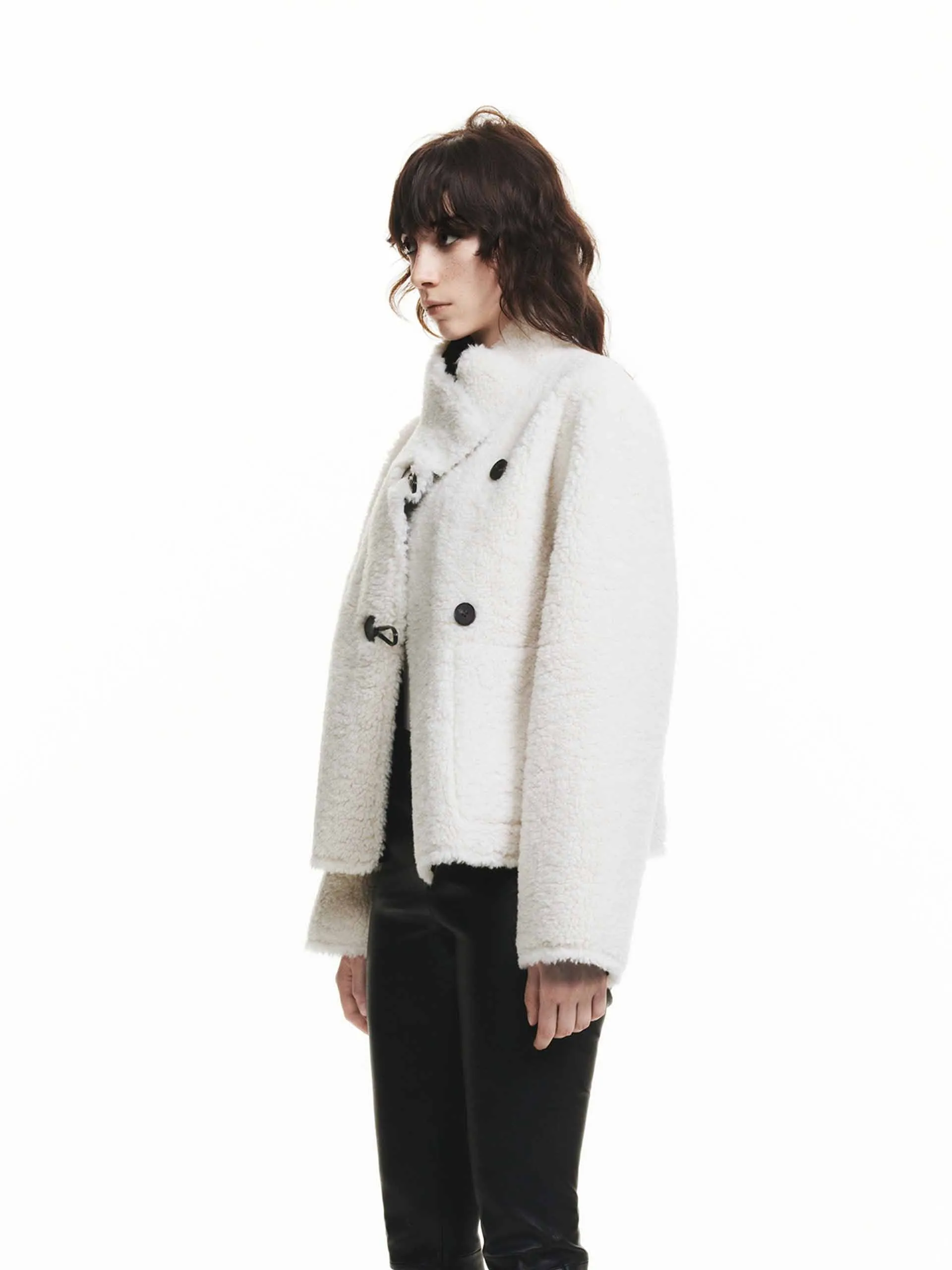 Faux Shearling Coat