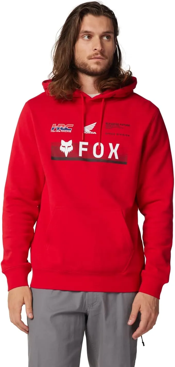 Fox Racing Fox X Honda Pullover Casual Hoodie Red