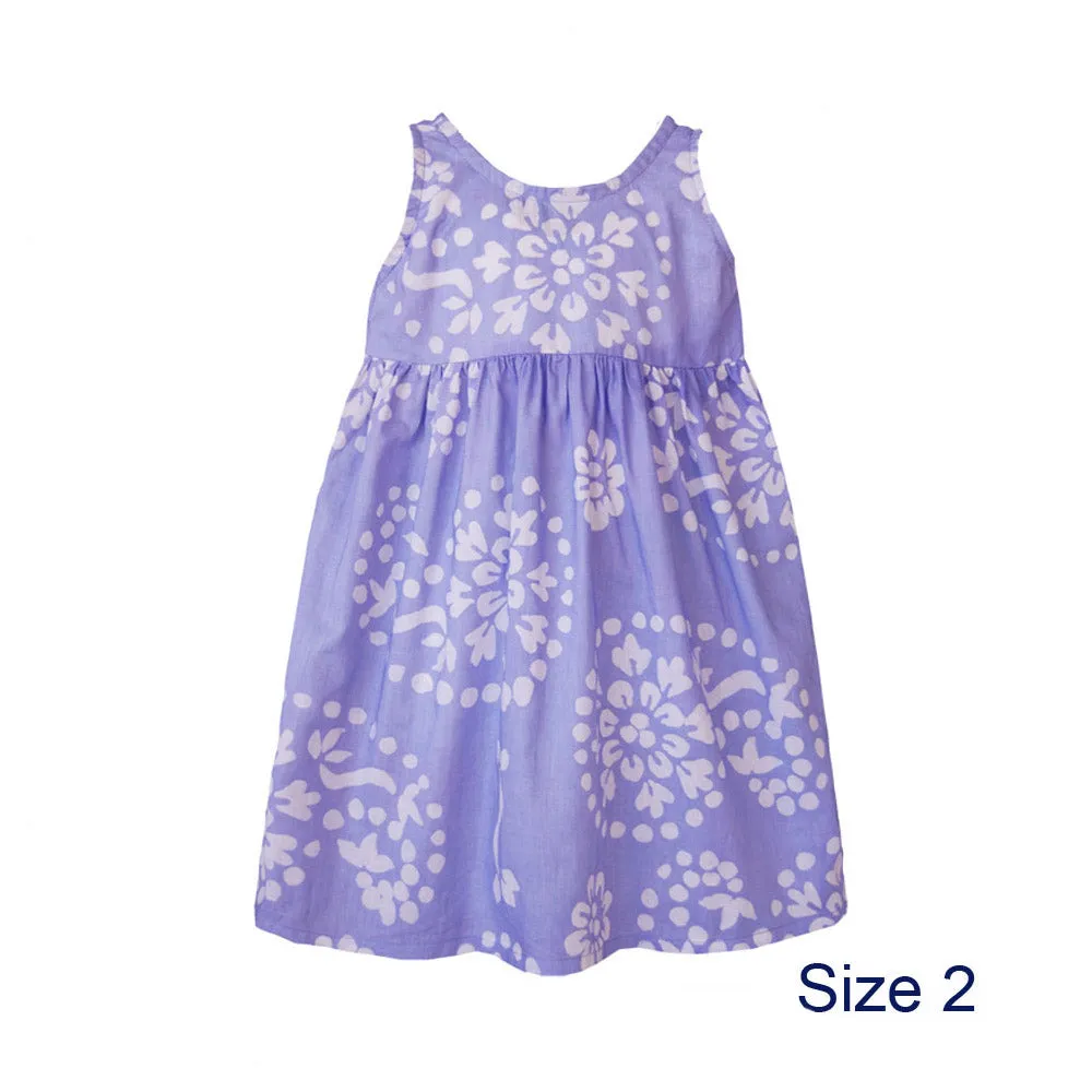 Girls Sundress Violet Paisley Global Mamas