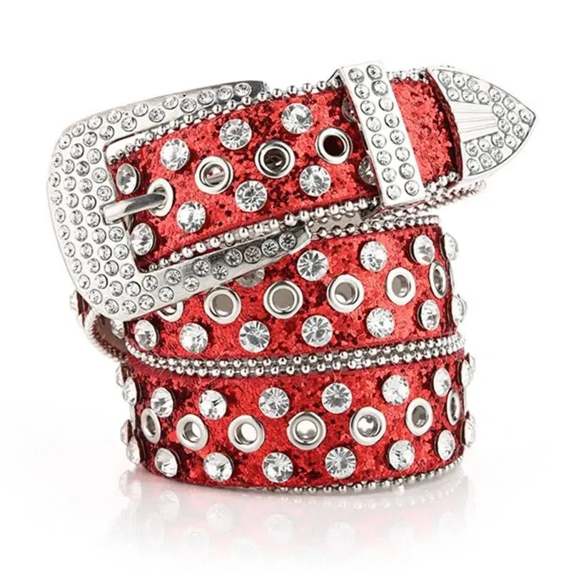 Gorgeous Glittering Rhinestone Studded Luxury Belt