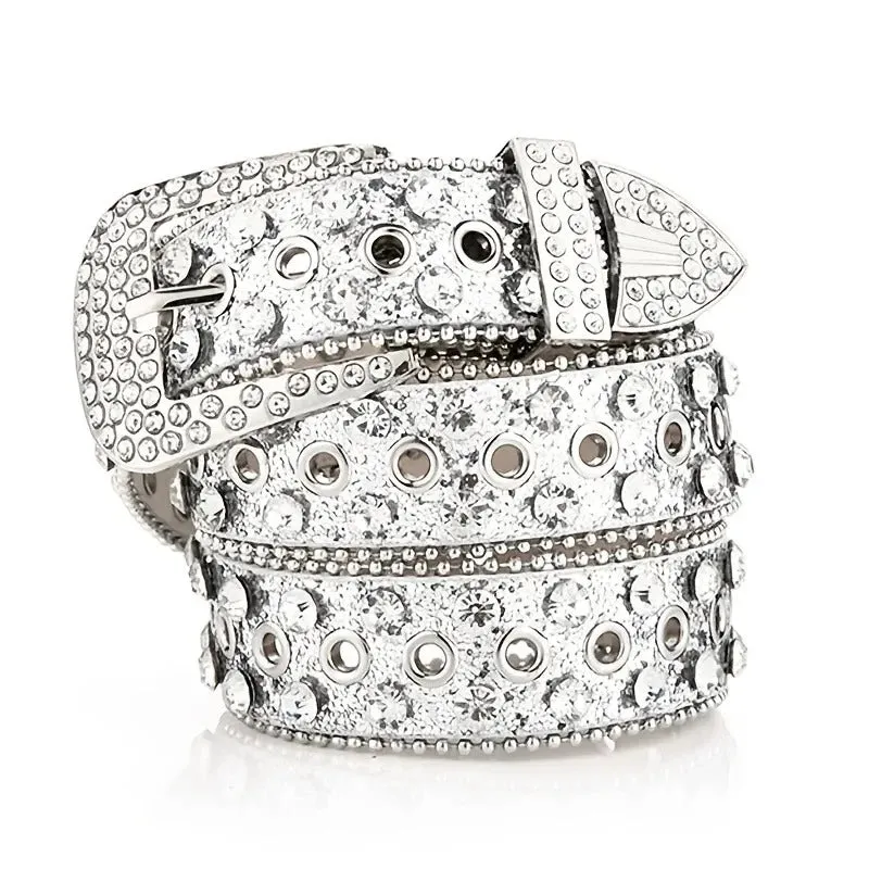 Gorgeous Glittering Rhinestone Studded Luxury Belt