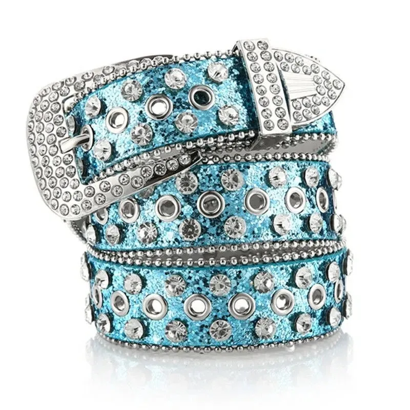 Gorgeous Glittering Rhinestone Studded Luxury Belt