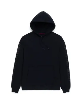 HERSCHEL SLEEVE PRINT HOODIE BLACK/BLACK