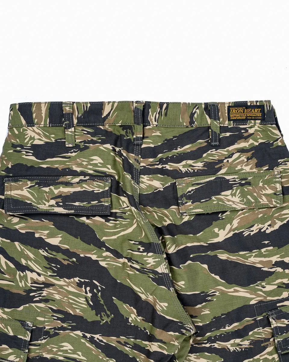 Iron Heart IH-737-TSC Satin Camouflage Cargo Pants - Tiger Stripe