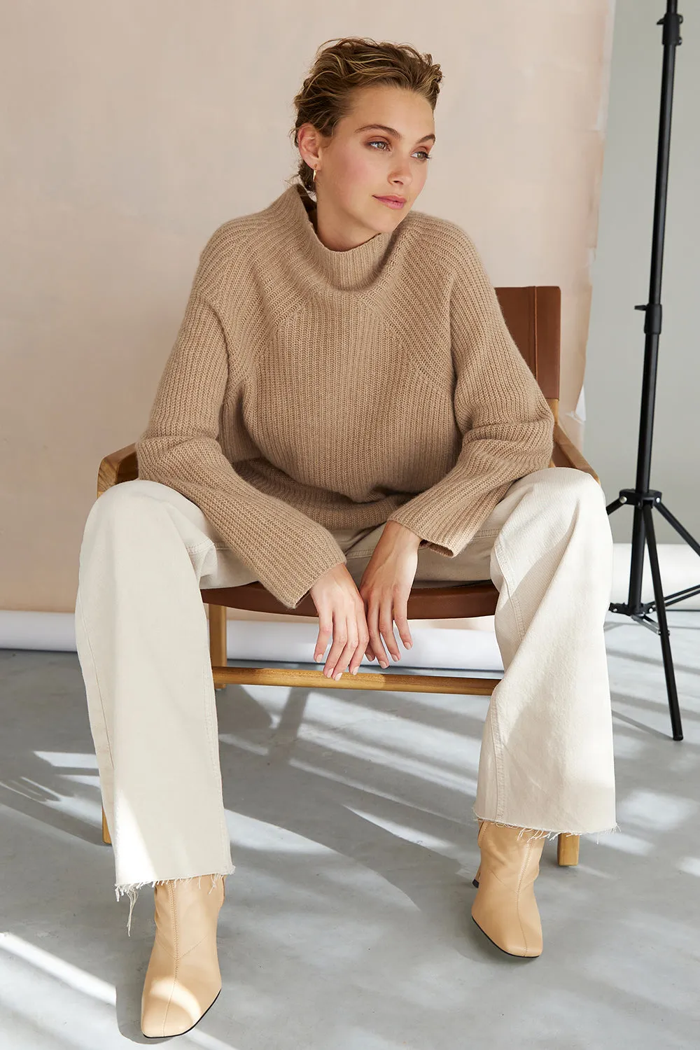 Isla Relaxed Ribbed Pullover - Last Chance