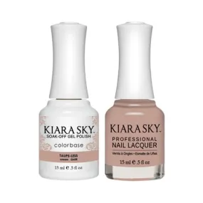 Kiara Sky Classic Gel & Polish Duo - 608 Taup-less