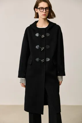 LILY Lambswool Collegiate Duffle Wool Coat