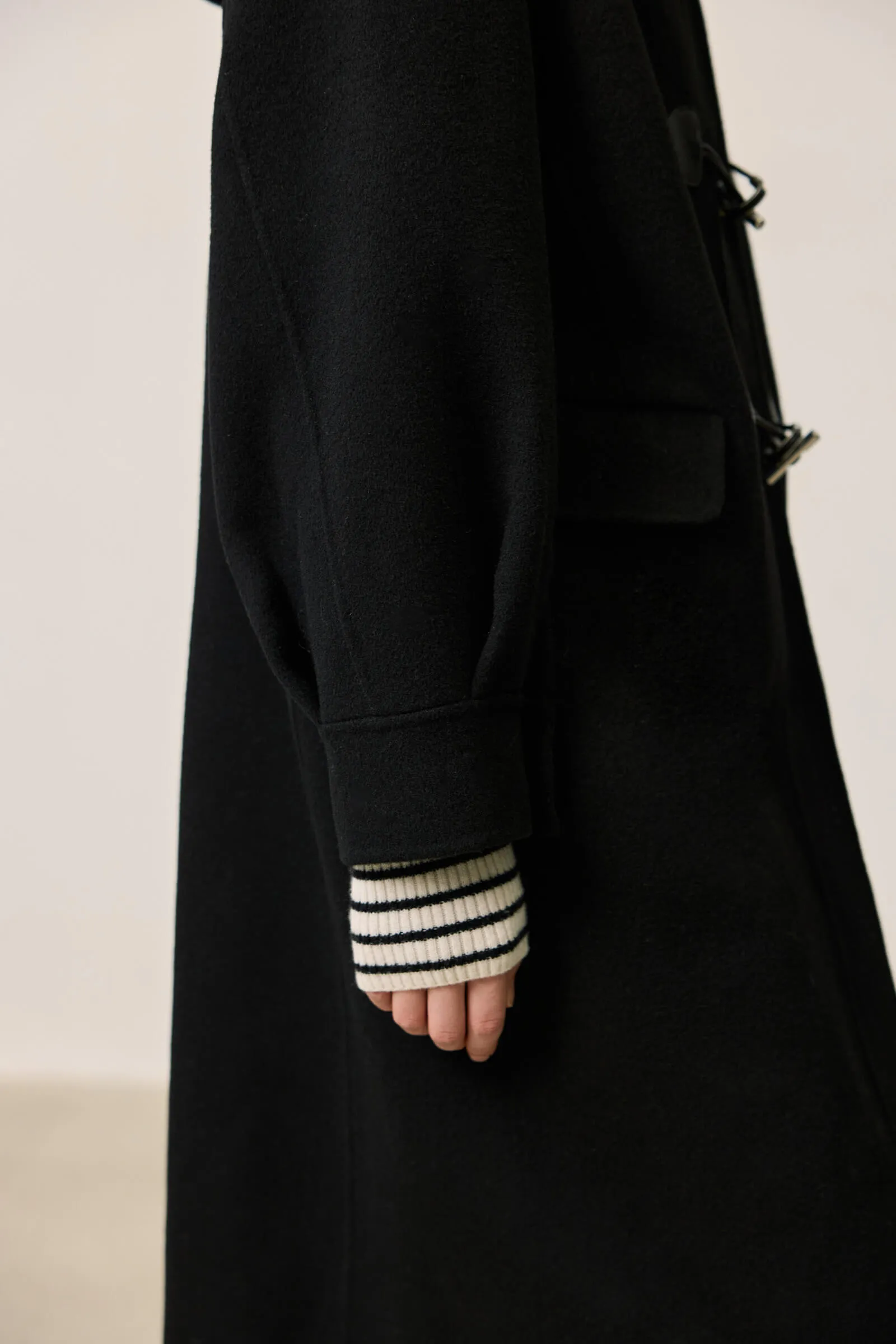 LILY Lambswool Collegiate Duffle Wool Coat