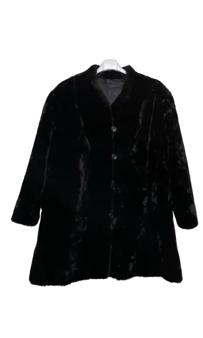 Luxurious Vintage Faux Fur Oversized Coat