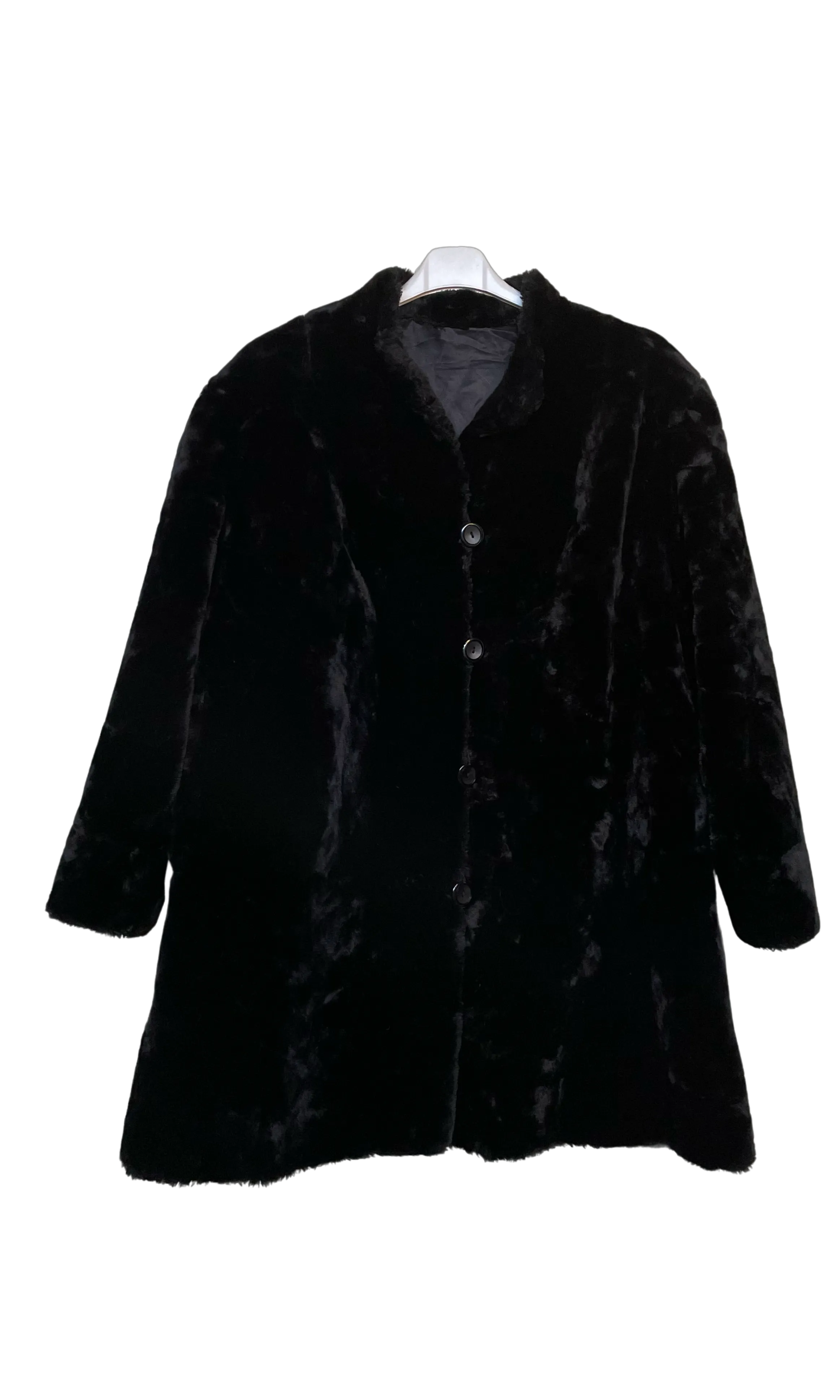 Luxurious Vintage Faux Fur Oversized Coat