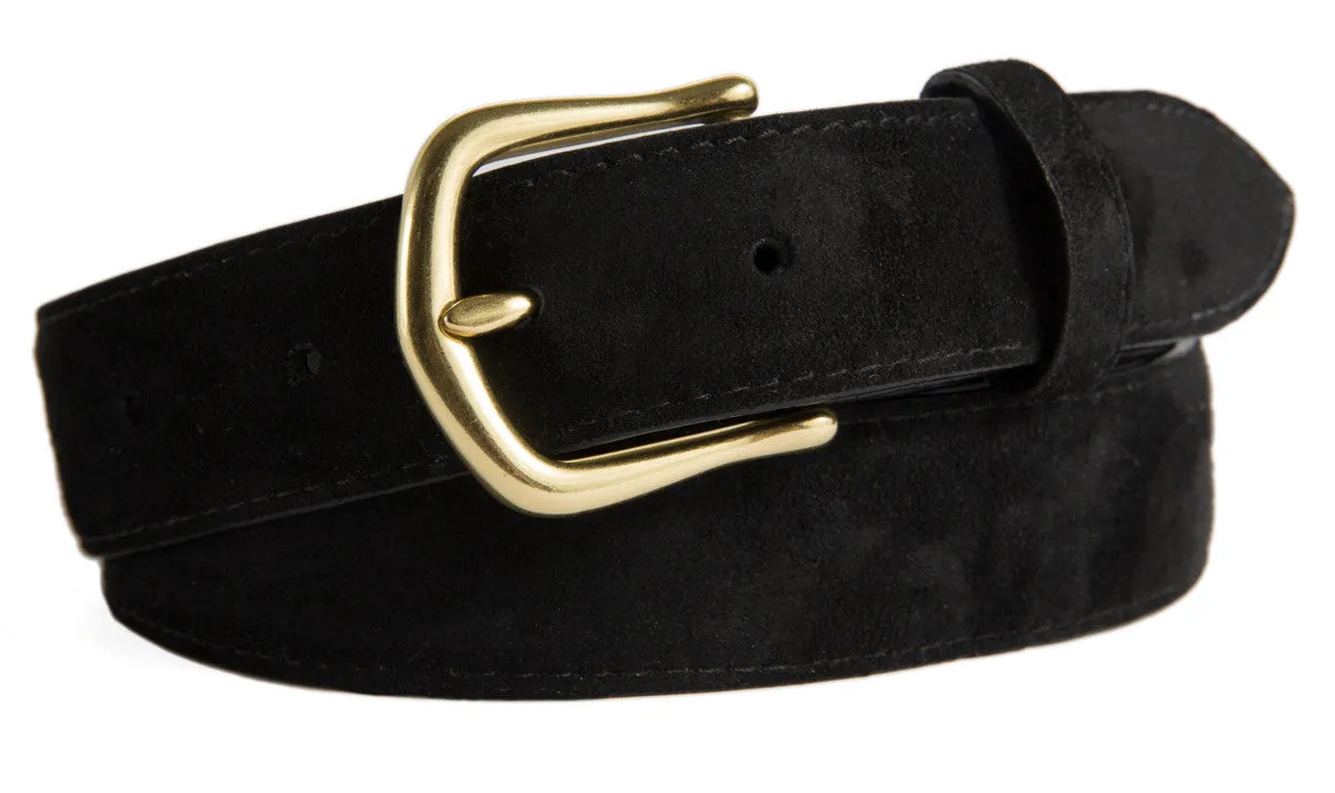 Madison Belt, (1.25") Gold Buckle