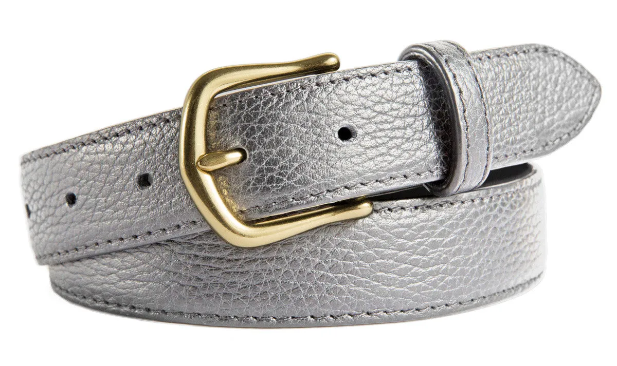 Madison Belt, (1.25") Gold Buckle