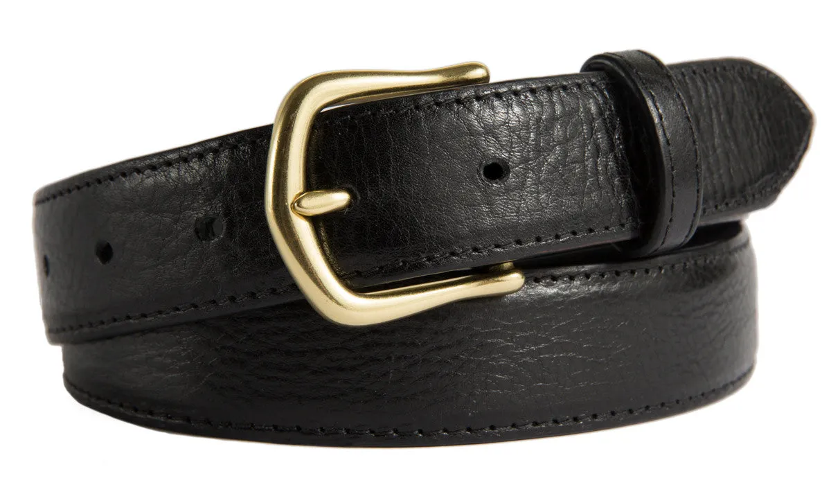 Madison Belt, (1.25") Gold Buckle