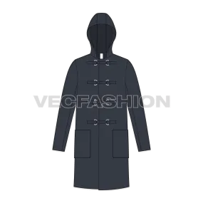 Mens Clasp Coat