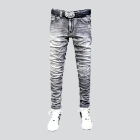 Men's sanded jeans