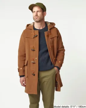 Men's Super Slim Gion Duffle Coat - Camel