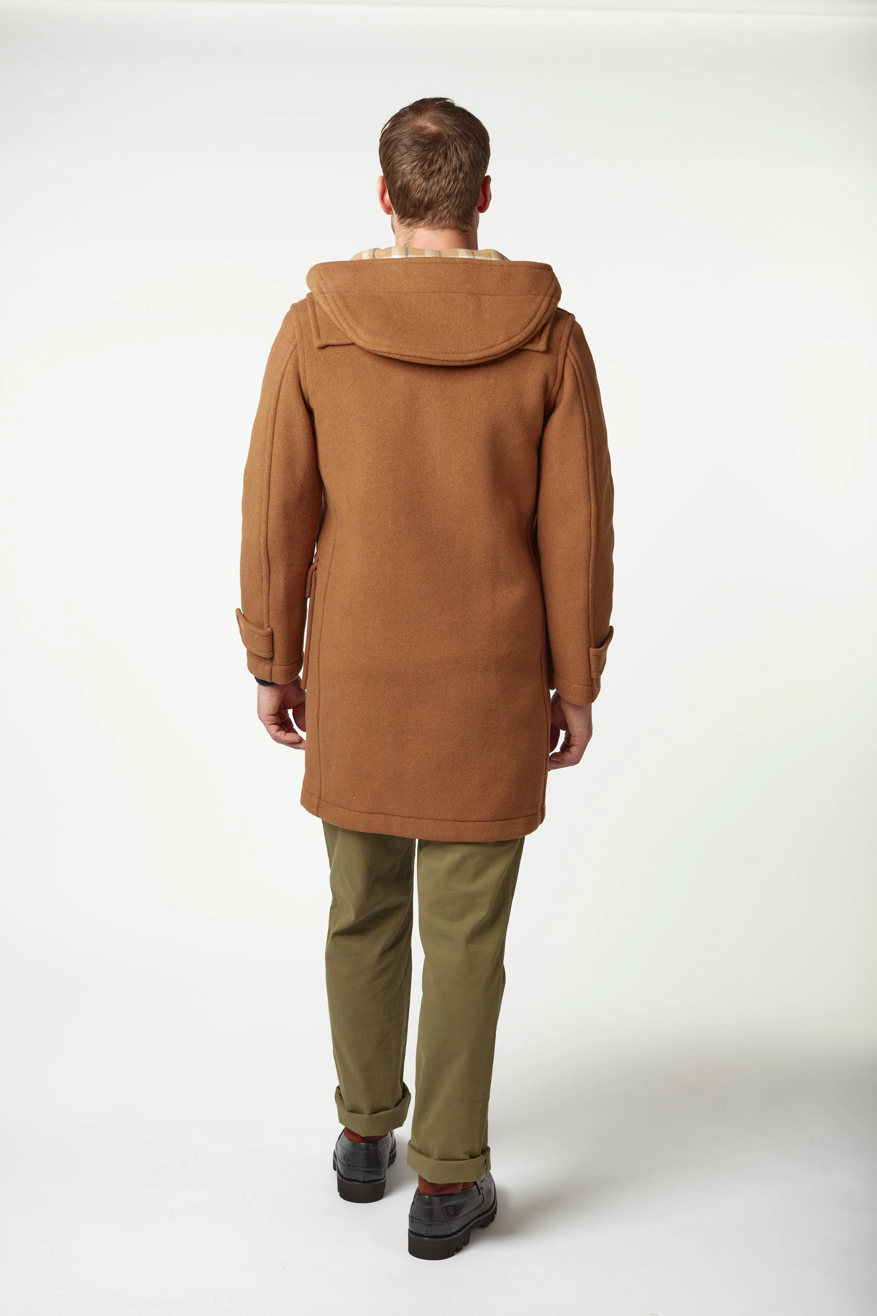 Men's Super Slim Gion Duffle Coat - Camel