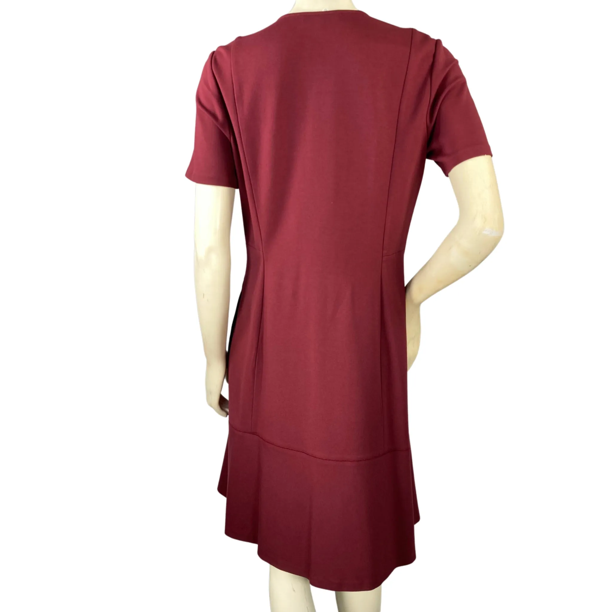 Michele C. Meyer-Shipp's Red Zip-Front Dress (L)