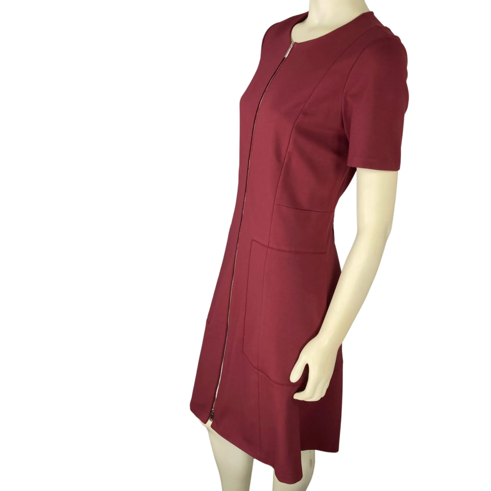 Michele C. Meyer-Shipp's Red Zip-Front Dress (L)