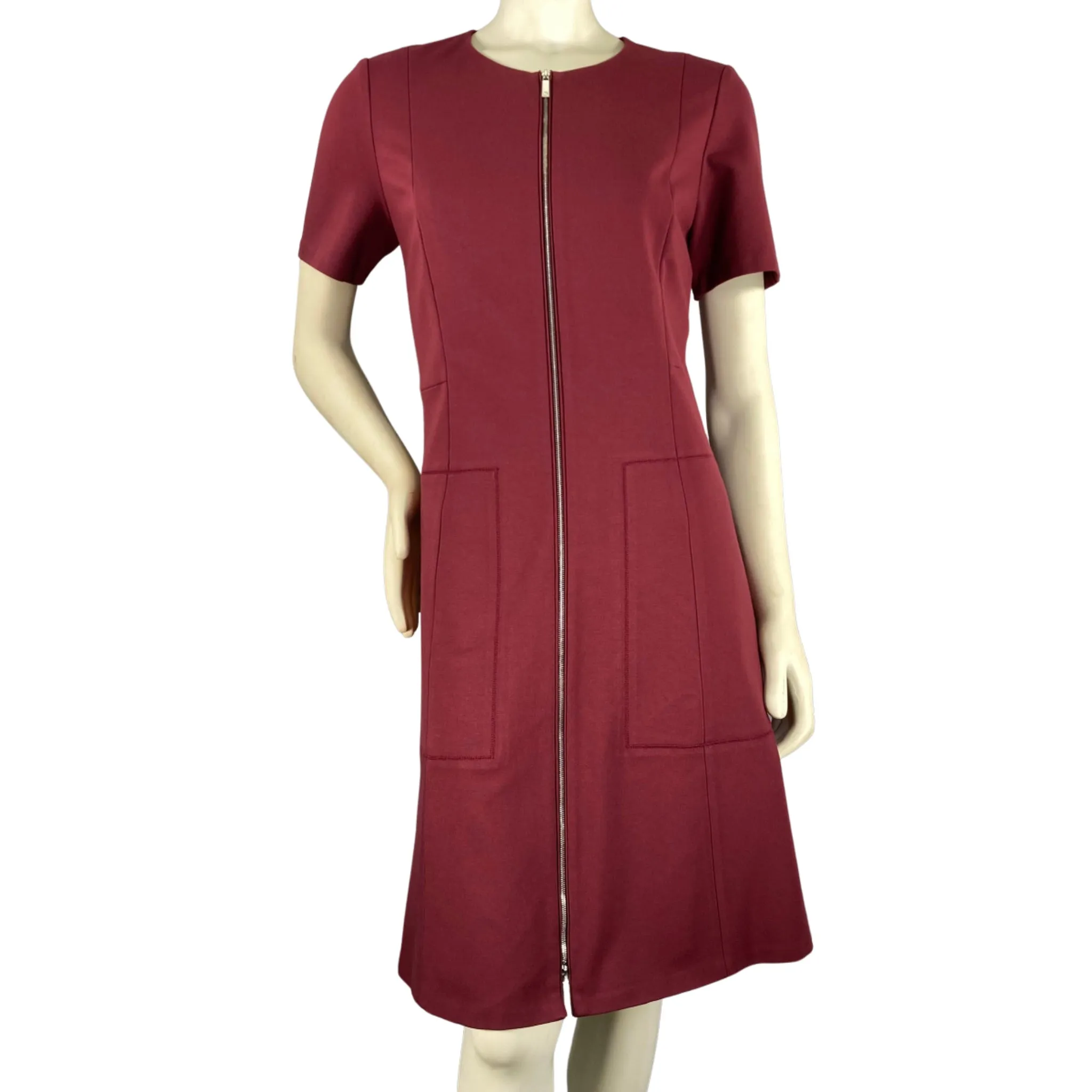 Michele C. Meyer-Shipp's Red Zip-Front Dress (L)