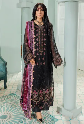 Noor by Saadia Asad · Chiffon Laserkari Collection  – D8-NOIR